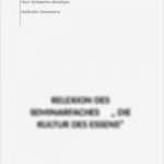 Reflexion Vorlage Gut Reflexion Beispiel Vorlage Für Ein Seminarfach ´die Kultur