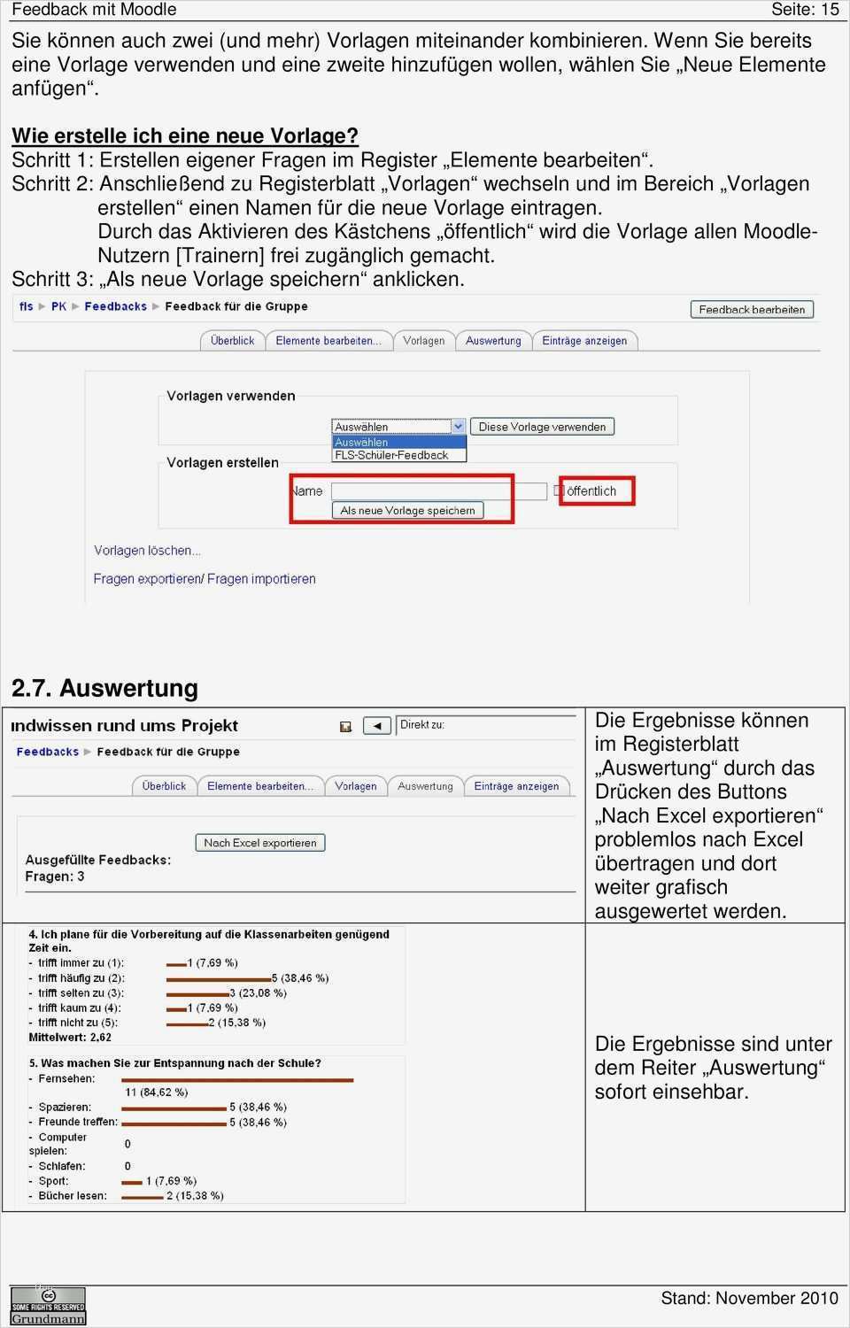 Registerblatt Vorlage Best Of Moodle Aktivität Feedback Pdf