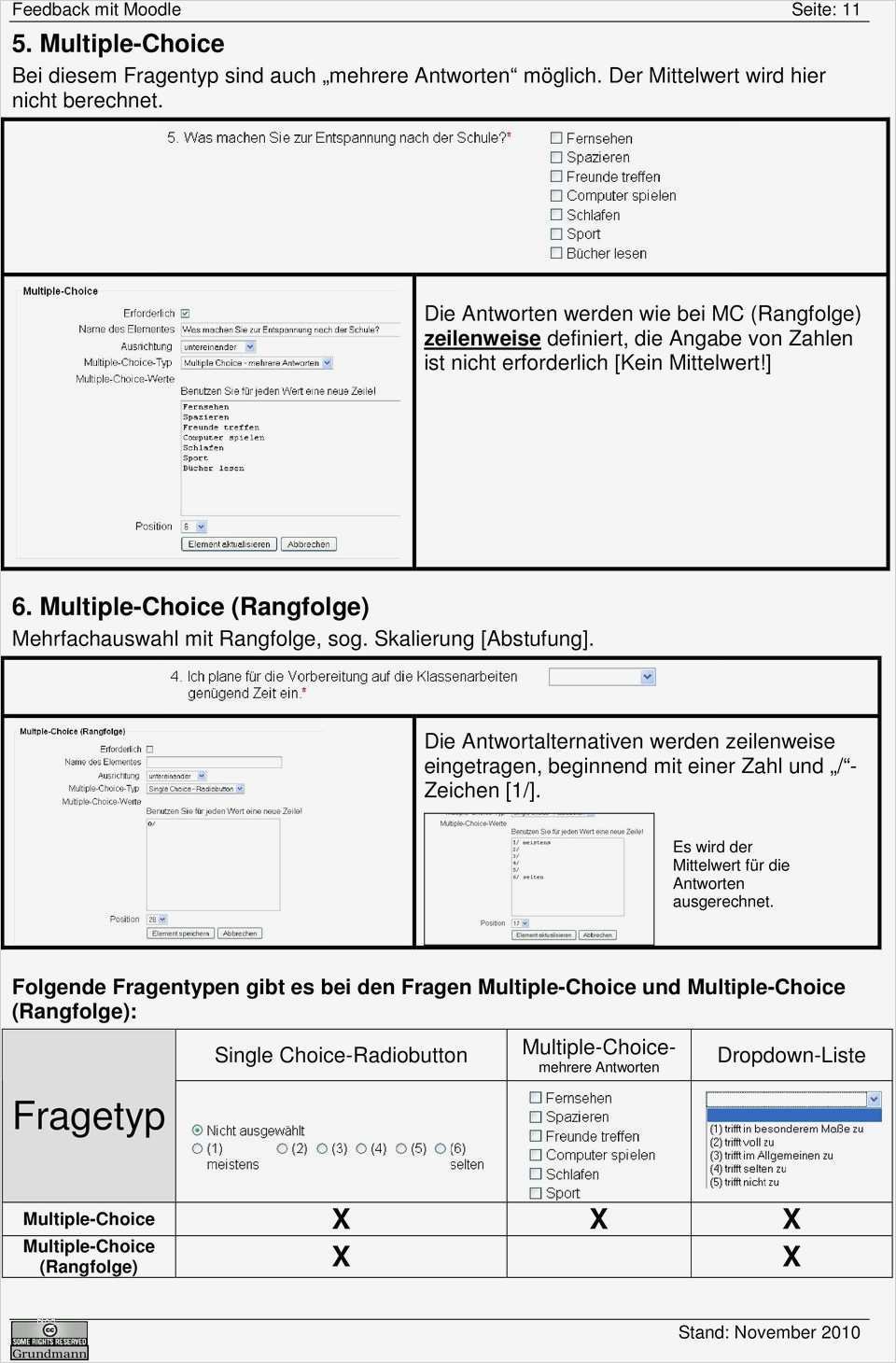Registerblatt Vorlage Hübsch Moodle Aktivität Feedback Pdf