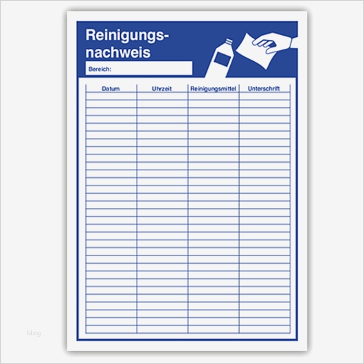 Reinigungsplan Büro Vorlage Bewundernswert Reinigungsnachweis & Reinigungsplan Zum Aushängen