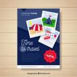 Reise Stornieren Vorlage Gut Reise Flyer Vorlage Mit Flachen Design