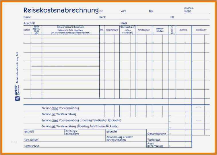 Reisekostenabrechnung Vorlage 2017 Einzigartig Reisekostenabrechnung 2017 Excel Vorlage Schön 6