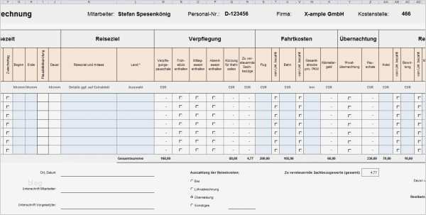 Reisekostenabrechnung Vorlage Excel Kostenlos Großartig Reisekostenabrechnung Vorlage Excel 2015