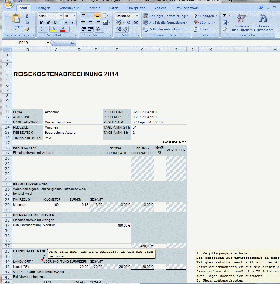 Reisekostenabrechnung Vorlage Kostenlos Erstaunlich Niedlich Excel Reisekosten Vorlage Bilder Entry Level