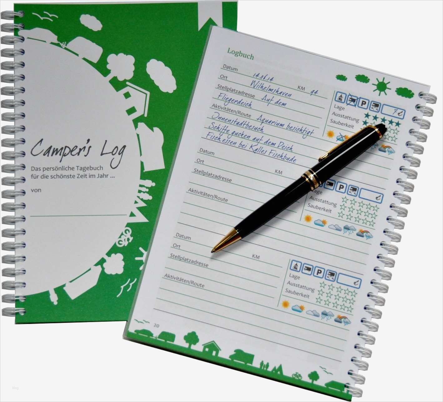 Reisetagebuch Vorlage Elegant Reisetagebuch Camper S Log Ewithus2