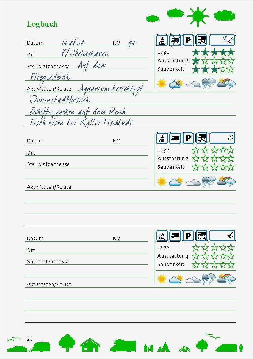 Reisetagebuch Vorlage Erstaunlich Gemütlich Logbuch Vorlage Bilder Entry Level Resume