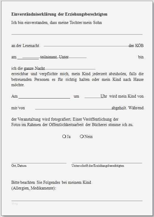 Reisevollmacht Kind Mit Einem Elternteil Vorlage Genial Präferenz Einverständniserklärung Fotos Veröffentlichen