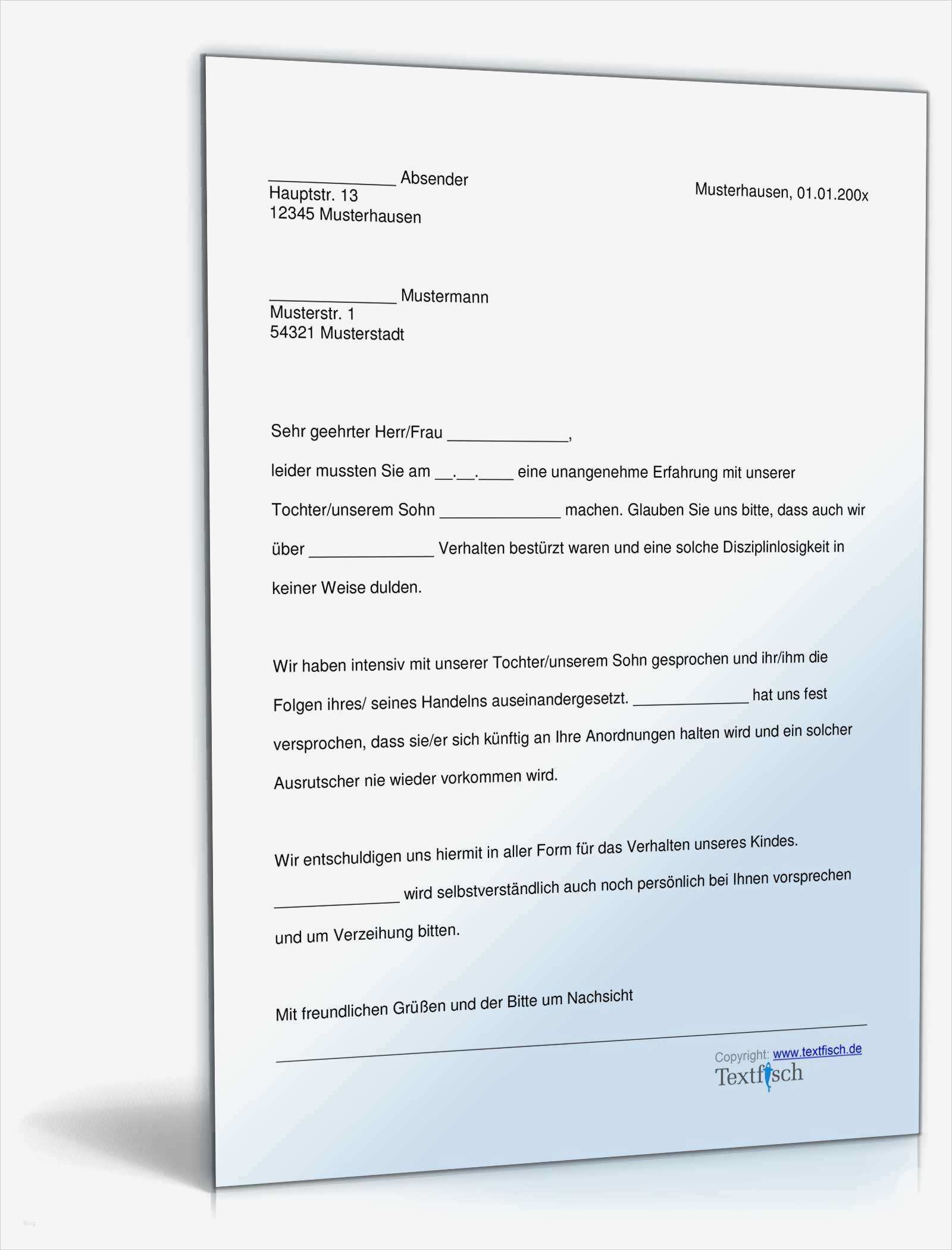 Reisevollmacht Kind Mit Einem Elternteil Vorlage Gut Entschuldigung Verhalten Kind