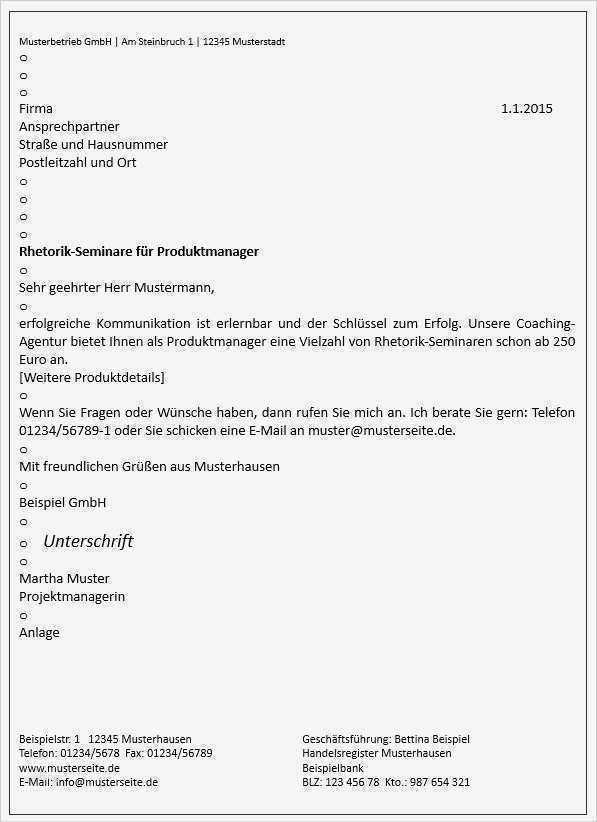 Reklamation Vorlage Schön 8 Gesch Ftsbrief Reklamation