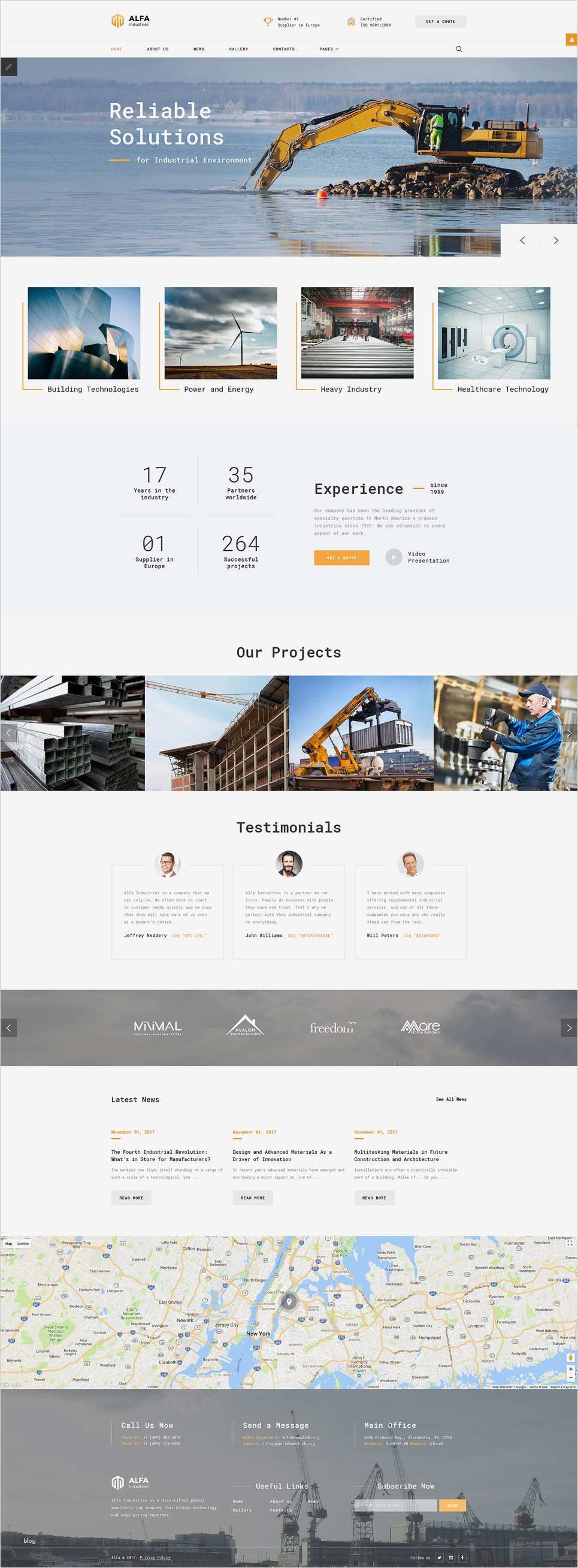 Responsive Vorlagen Bewundernswert Joomla Vorlage Für Industrie