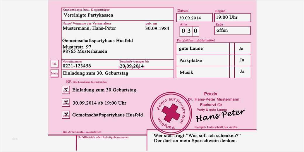 Rezept Vorlage Beste Einladungskarten Zum Geburtstag