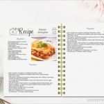 Rezept Vorlage Elegant Editable Recipe Pages Cook Book Binder Template Recipe