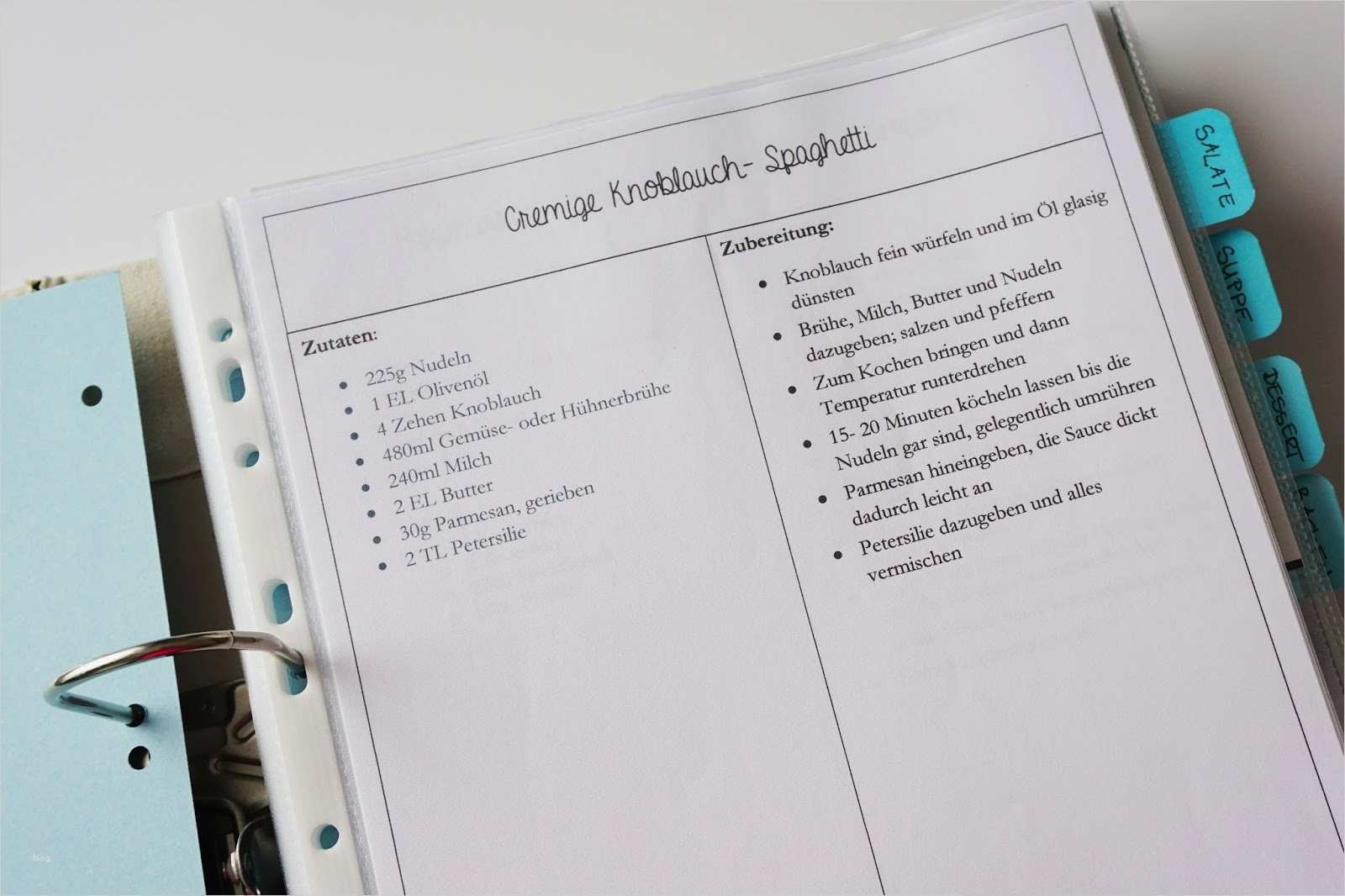 Rezeptbuch Vorlage Word Angenehm Zauberhafte Welten Diy Rezeptordner Teil Ii