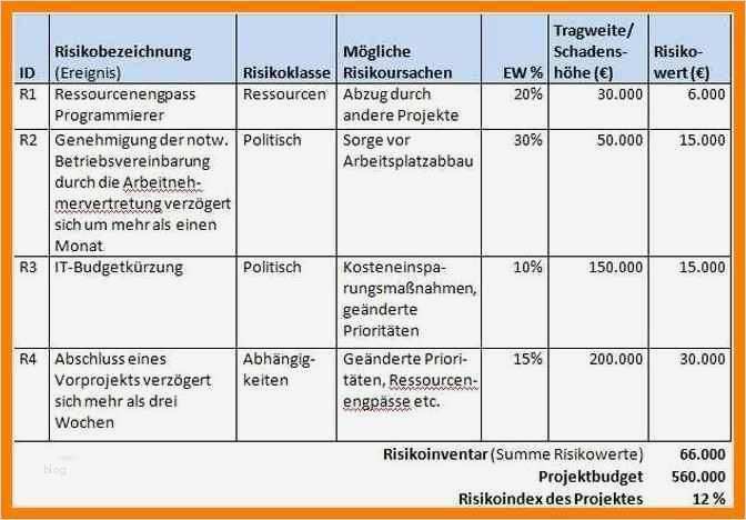 Risikobeurteilung Muster Vorlage Hübsch 12 Risikobeurteilung Muster