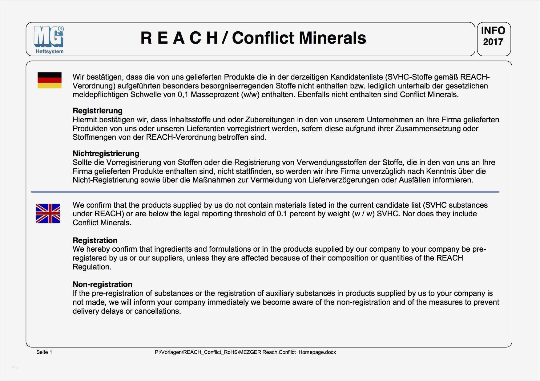 Rohs Konformitätserklärung Vorlage Süß Zertifikate Mezger De