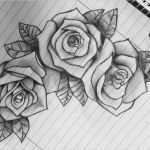Rose Zeichnung Vorlage Beste Die Besten 25 Rosen Tattoo Ideen Auf Pinterest