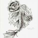 Rose Zeichnung Vorlage Bewundernswert Die Besten 25 Fisch Tattoos Ideen Auf Pinterest