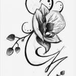 Rose Zeichnung Vorlage Cool Blumenranken Tattoo 20 Schöne Vorlagen Für Diverse