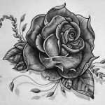Rose Zeichnung Vorlage Süß Die Besten Tattoos Für Frauen 6 Spektakuläre Ideen