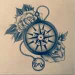Rose Zeichnung Vorlage Wunderbar Kompass Tattoo Zeichnung
