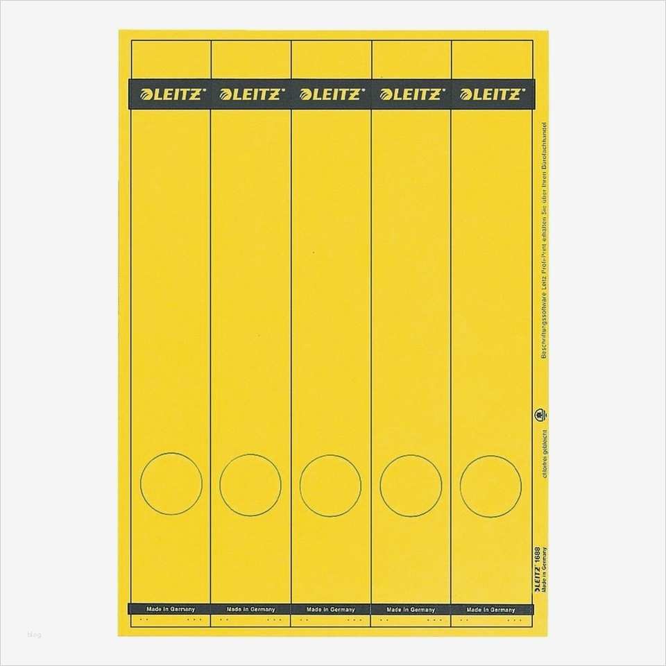 Rückenschilder Leitz Vorlage Wunderbar Leitz ordnerrücken Etiketten Online Kaufen