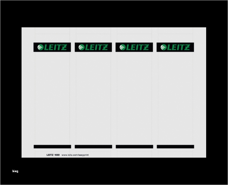 Rückenschilder Leitz Vorlage Wunderbar Pc Beschriftbares Einsteckschild Für Qualitätsordner 180