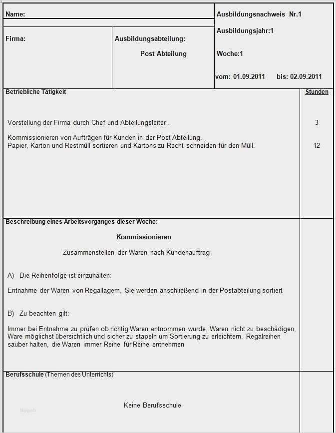 Rückenschilder Vorlage Luxus 63 Erstaunlich Berichtsheft Wochenbericht Vorlage Bilder