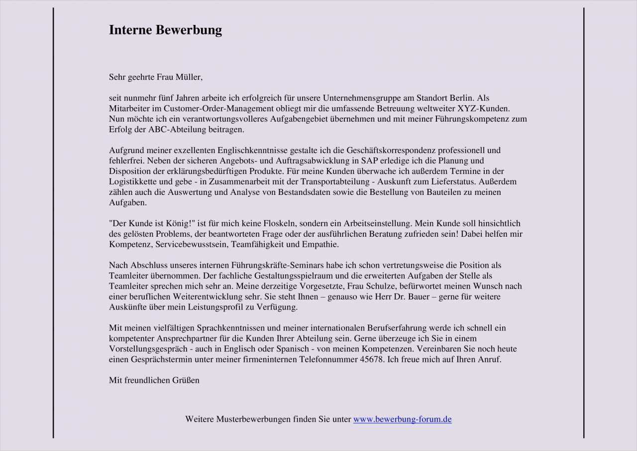 Rürup Rente Beitragsfrei Stellen Vorlage Best Of Innerbetriebliche Bewerbung Anschreiben Muster formlos