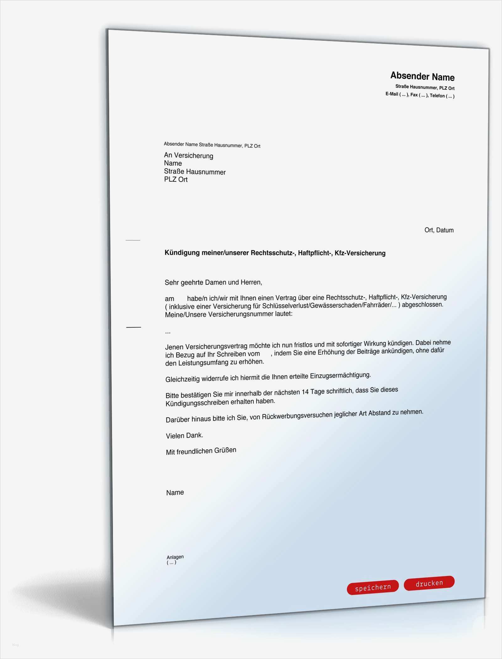 Rürup Rente Beitragsfrei Stellen Vorlage Süß Außerordentliche Kündigung Versicherung