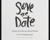 Save the Date Email Vorlage Business Schön Charm events