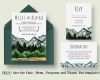 Save the Date Email Vorlage Business Süß Mountain Wedding Invitation Suite Invitation Templates