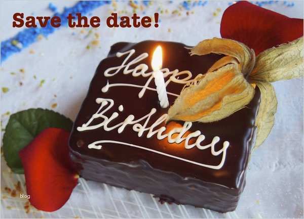Save the Date Vorlage Erstaunlich Save the Date Postkarte Zum Geburtstag Motiv