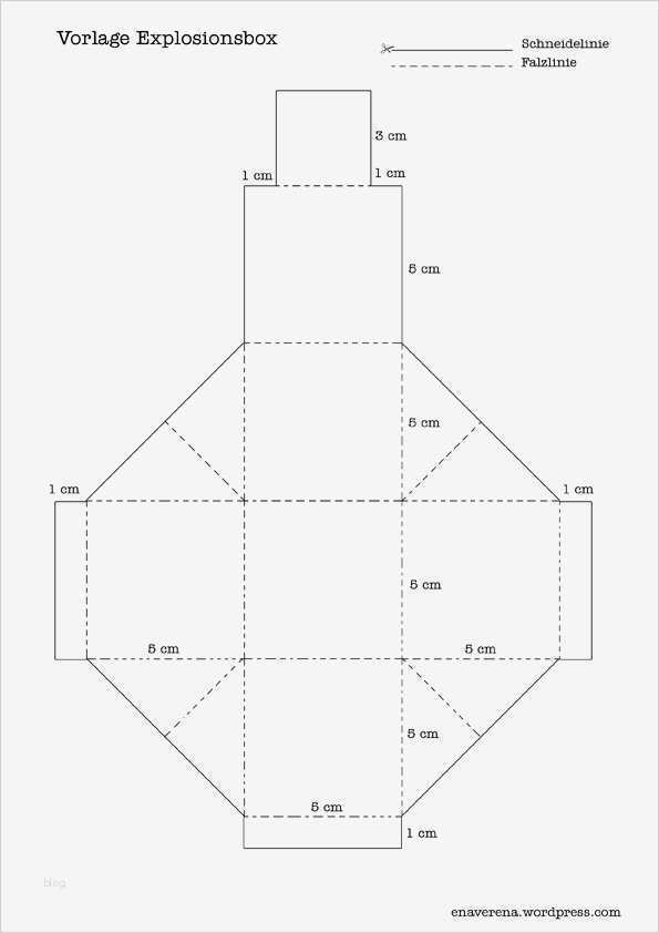 Schachtel Basteln Vorlage Zum Ausdrucken Hübsch Explosionsbox