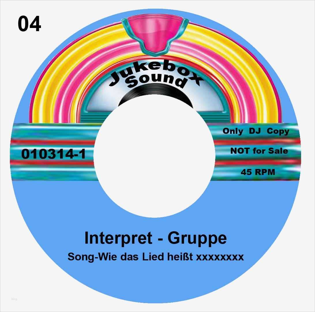 Schallplatten Label Vorlage Cool Hprechts