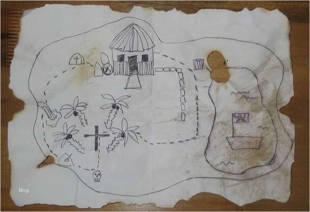 Schatzkarte Vorlage Bewundernswert Schatzkarte Selber Basteln Junoo