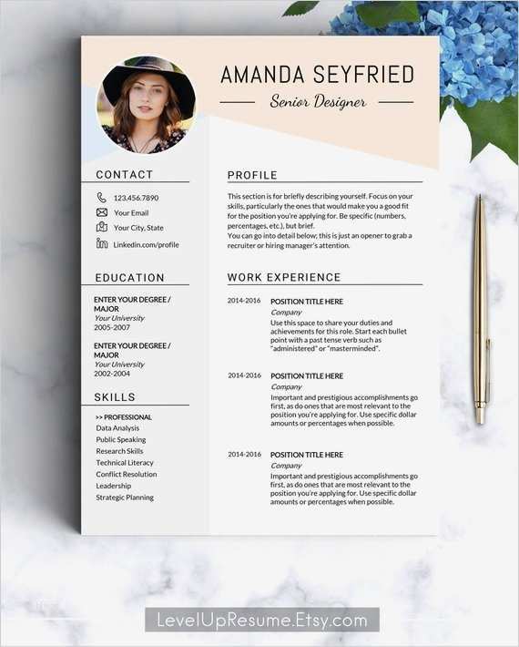 Schauspieler Vita Vorlage Süß Feminine Lebenslauf Vorlage sofortigen Download Feminin