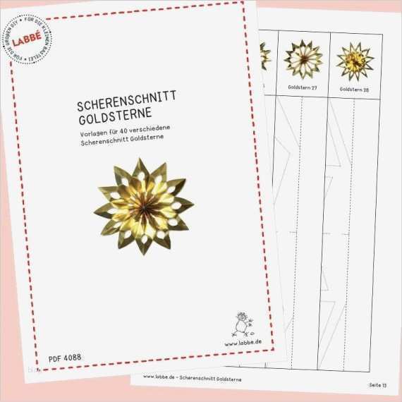 Scherenschnitt Vorlagen Beste Scherenschnitt Goldsterne Pdf