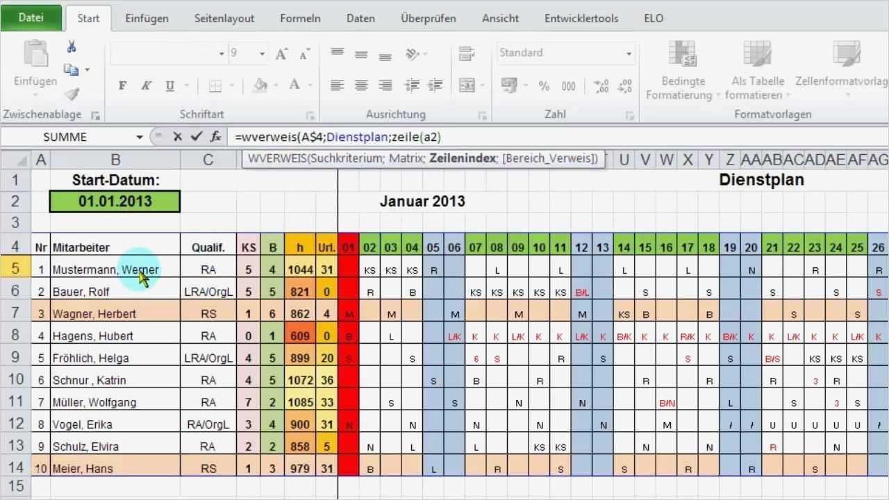 Schichtplan Excel Vorlage Kostenlos Großartig Excel Monatsübersicht Aus Jahres Dienstplan Ausgeben Per