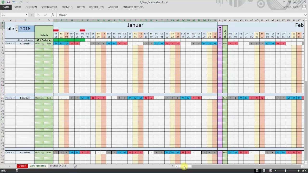 Schichtplan Excel Vorlage Kostenlos Schönste Excel Schichtplan Erstellen Teil 1 Datum