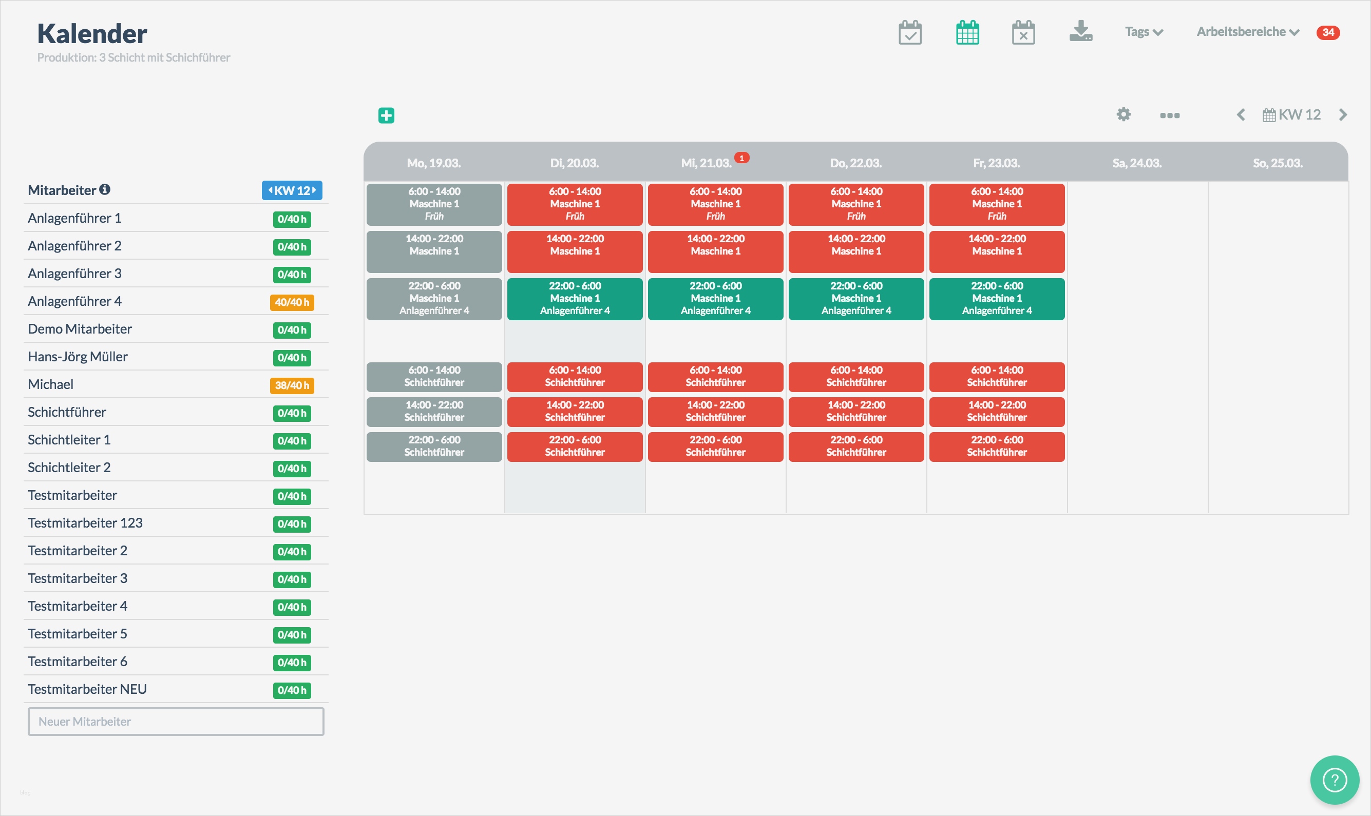 Schichtplan Vorlage 3 Schichten Best Of Produktion 3 Schicht Mit Schichtführer Papershift