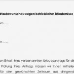 Schlüsselübergabe Arbeitgeber Vorlage Cool Ablehnung Urlaubswunsch Muster Vorlage