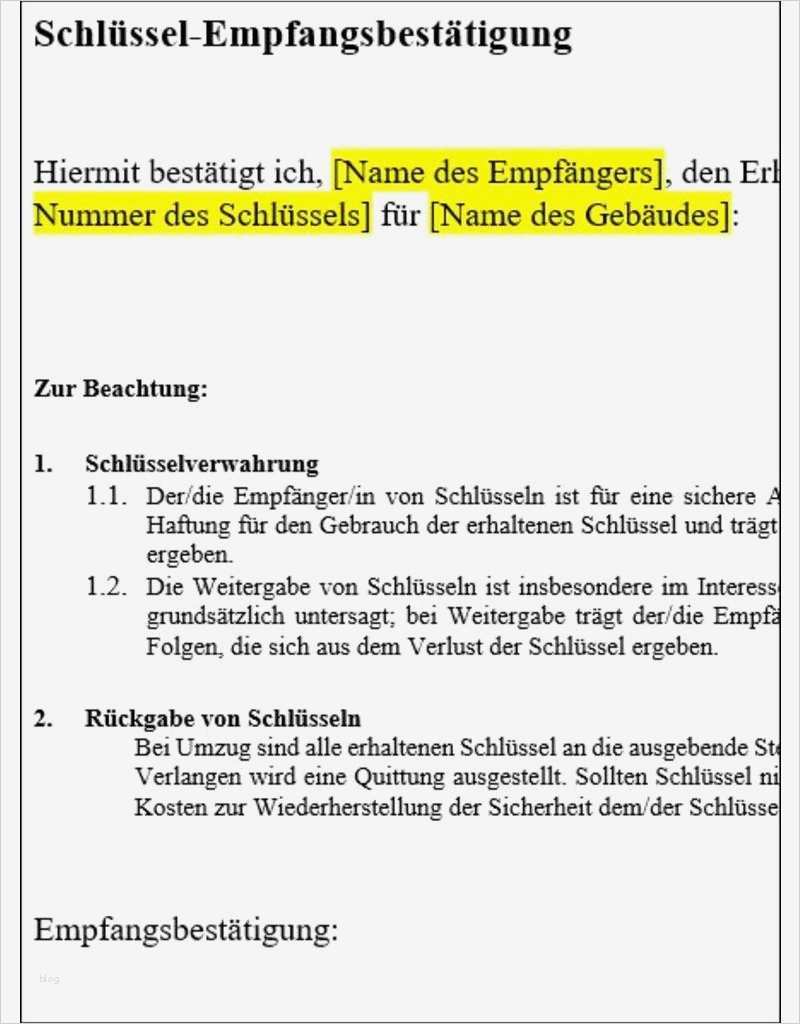 Schlüsselübergabe Vorlage Word Inspiration 40 New Schlüsselübergabe Vorlage Word