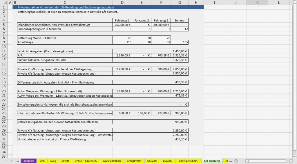 Schlüsselverwaltung Excel Vorlage Erstaunlich Excel Vorlage Einnahmenüberschussrechnung EÜr Pierre