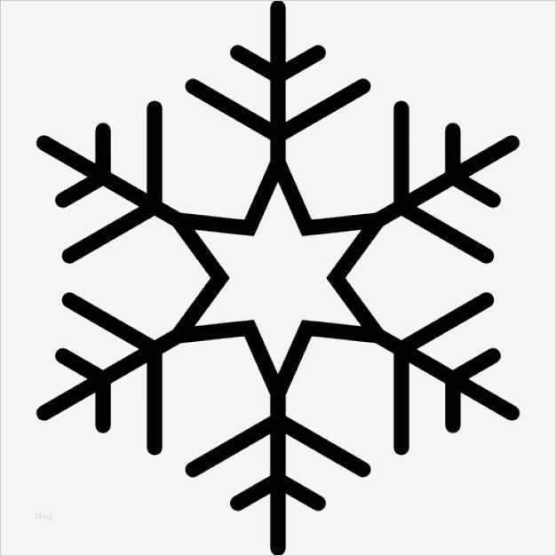Schneeflocke Vorlage Fabelhaft Schneeflocke Mit Sechs Punkten Stern In Der Mitte Der