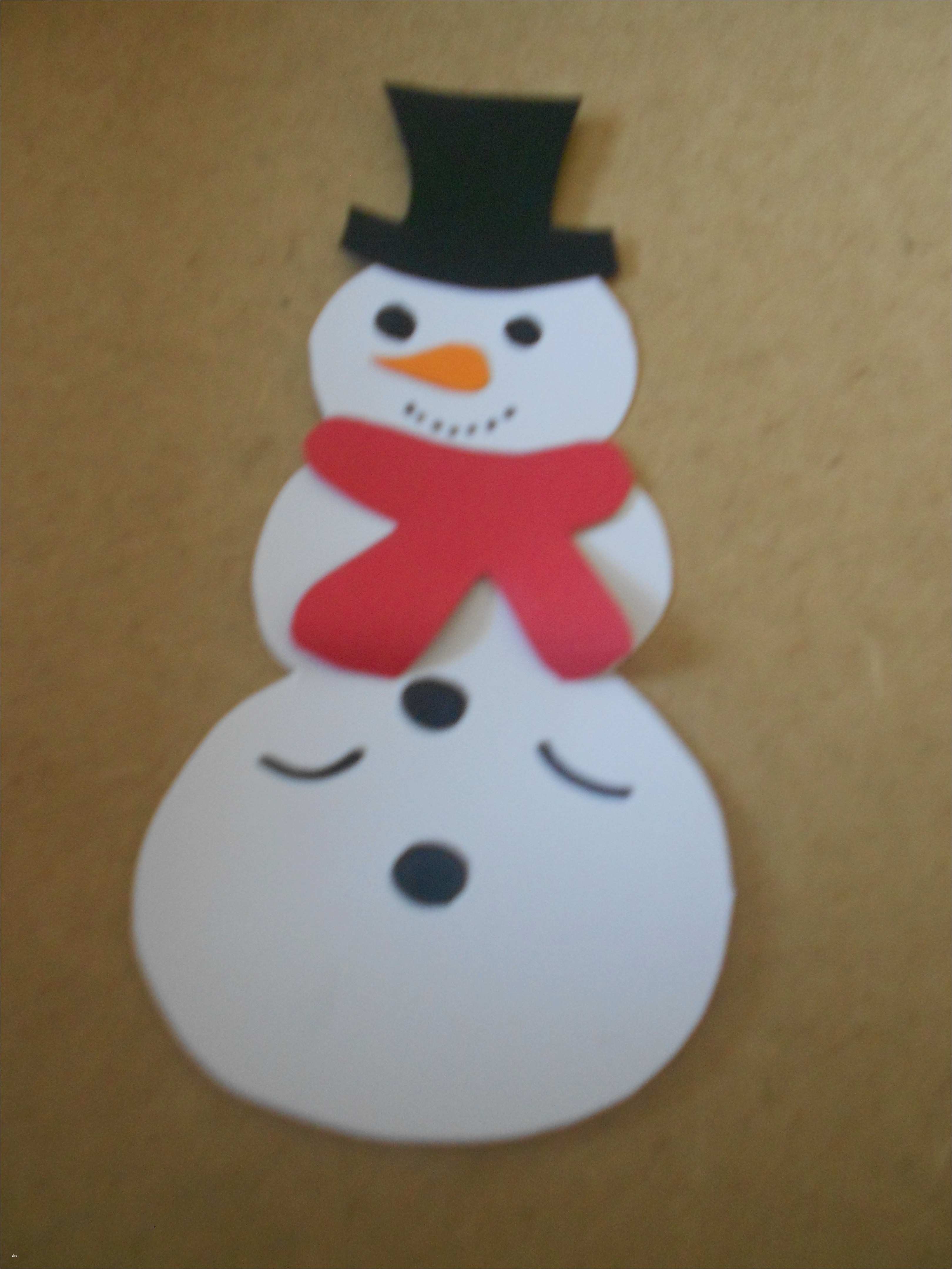 Schneemann Basteln Vorlage Inspiration Ein Schneemann Zum Ausschneiden Als Winterliche Bastelidee