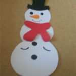 Schneemann Vorlage Zum Ausschneiden Erstaunlich Ein Schneemann Zum Ausschneiden Als Winterliche Bastelidee