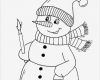 Schneemann Vorlage Zum Ausschneiden Wunderbar Ausmalbild Schneemann …