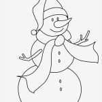 Schneemann Vorlage Zum Ausschneiden Wunderbar Ausmalbild Schneemänner Schneemann Vorlage Ausmalen