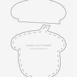 Schneideplotter Vorlagen Großartig Acorn Template Vorlagen Pinterest