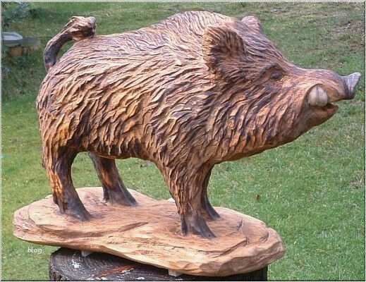 Schnitzen Vorlagen Holz Schön Chainsaw Razorback Tiere Pinterest